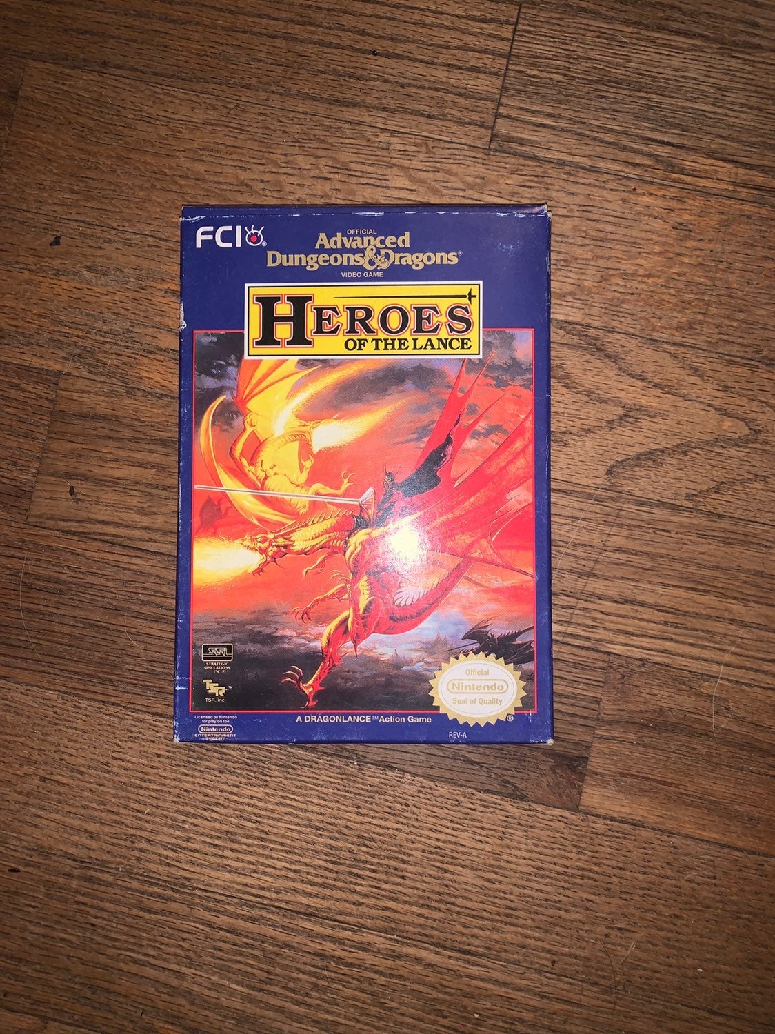 Heros of the Lance NES Game *comes with box*