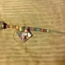CHARMS-- Murano Hand Blown Glass- Crystal- Silver