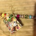 CHARMS-- Murano Hand Blown Glass- Crystal- Silver