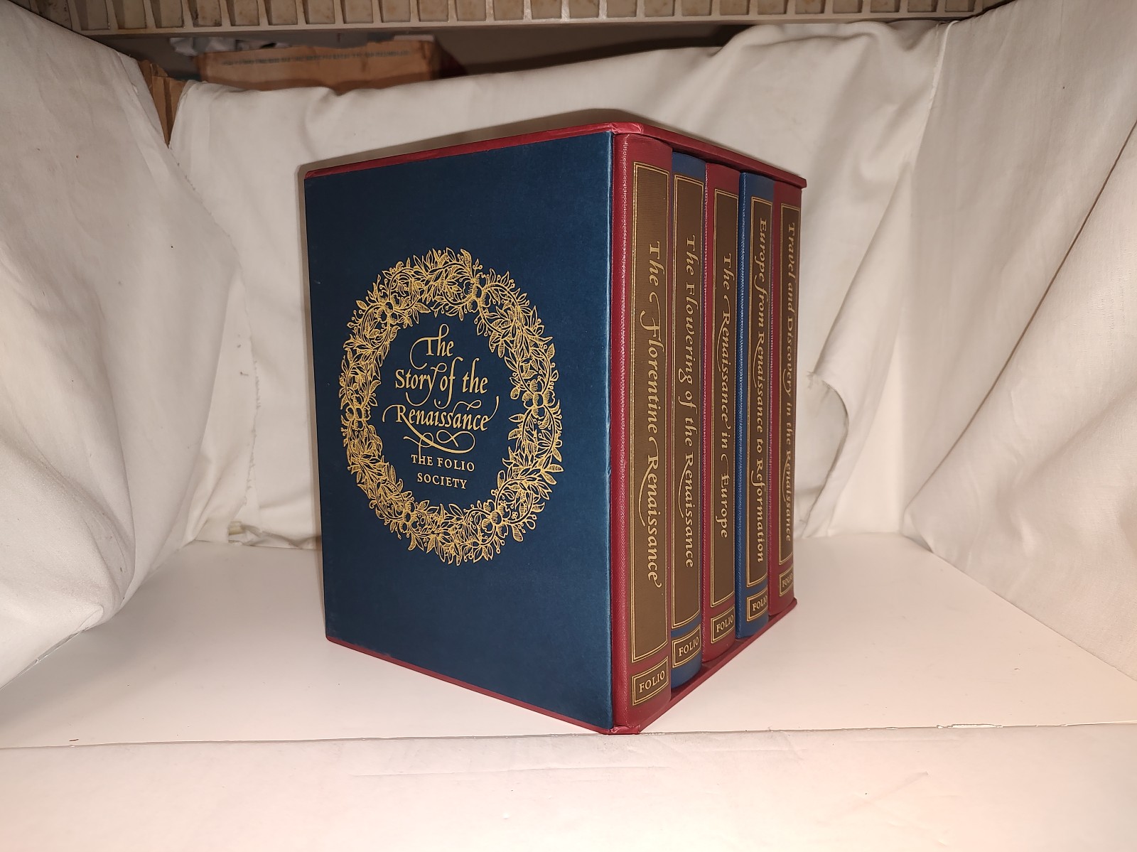 The Story of the Renaissance 2001 The Folio Society 5 Volume Set w/Slipcase New