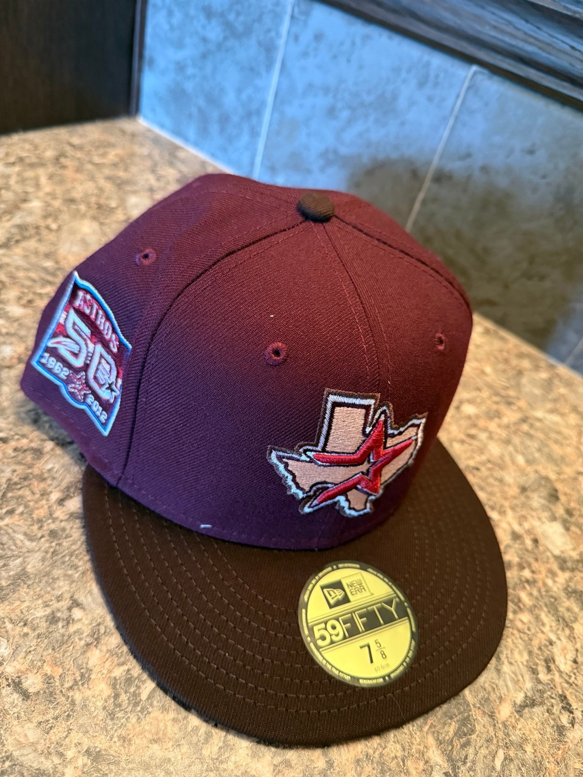 Houston Astros New Era 7 5/8 Fitted Hat