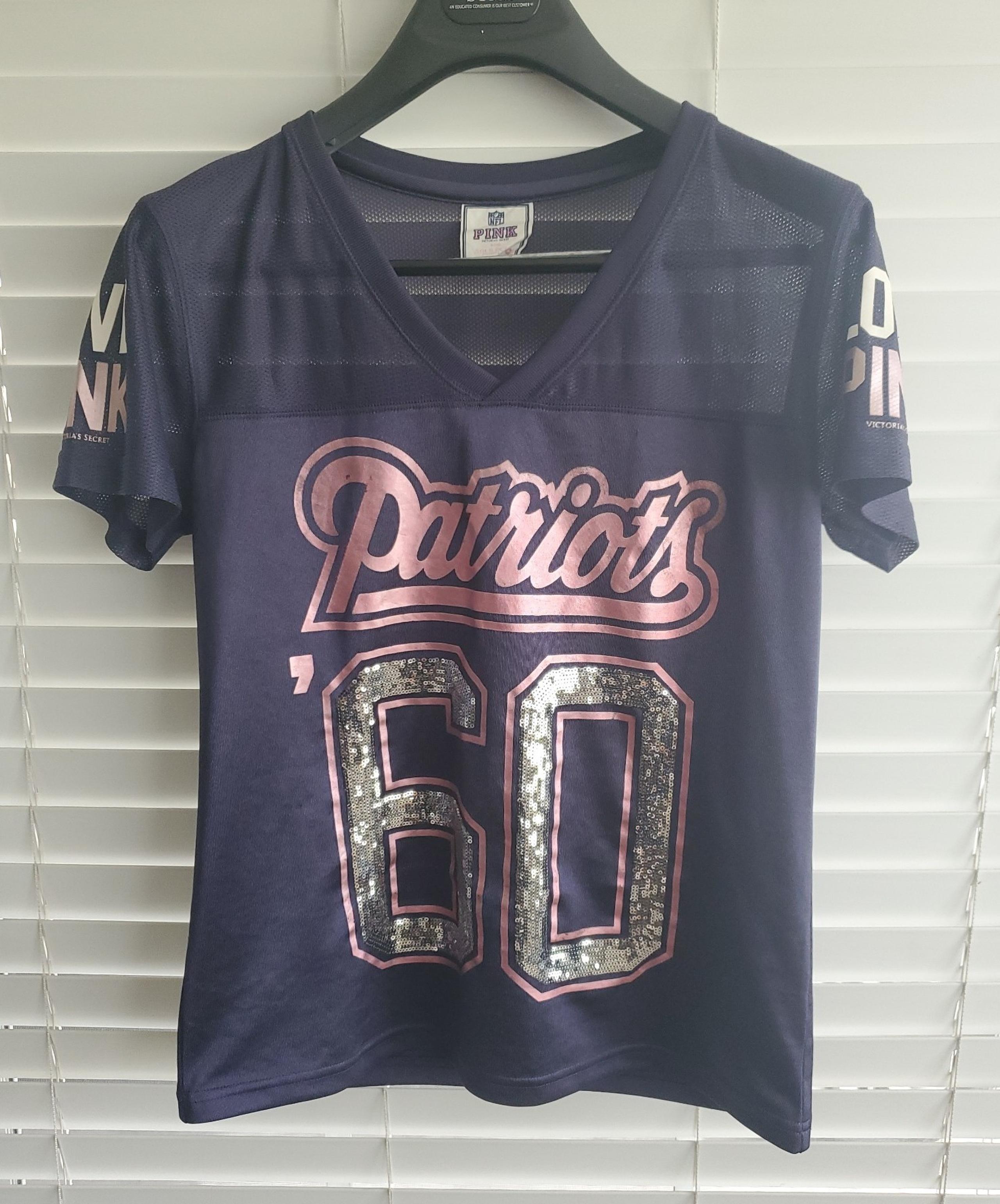 Victoria's secret pink NFL patriots shirt size small