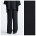 NWT. Zara Man New York Edition Black Wide Fit Pants. Size M.