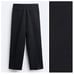 NWT. Zara Man New York Edition Black Wide Fit Pants. Size M.