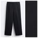 NWT. Zara Man New York Edition Black Wide Fit Pants. Size M.