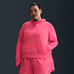 Nike Therma-FIT One Women's Pullover Hoodie Size XL Aster Pink