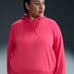 Nike Therma-FIT One Women's Pullover Hoodie Size XL Aster Pink