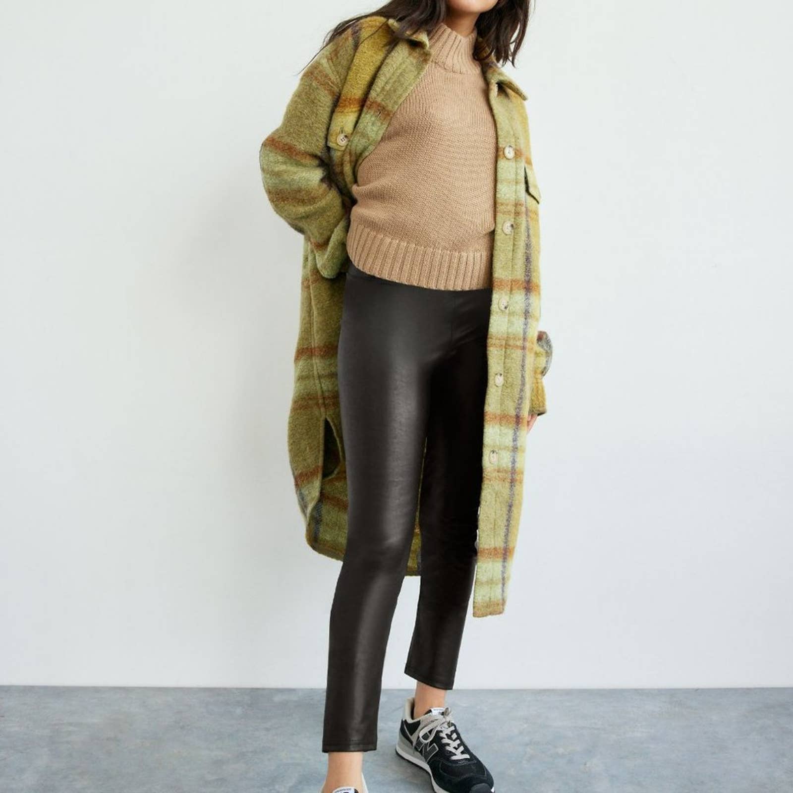 Faux Leather Legging Pants High Waist Wilfred