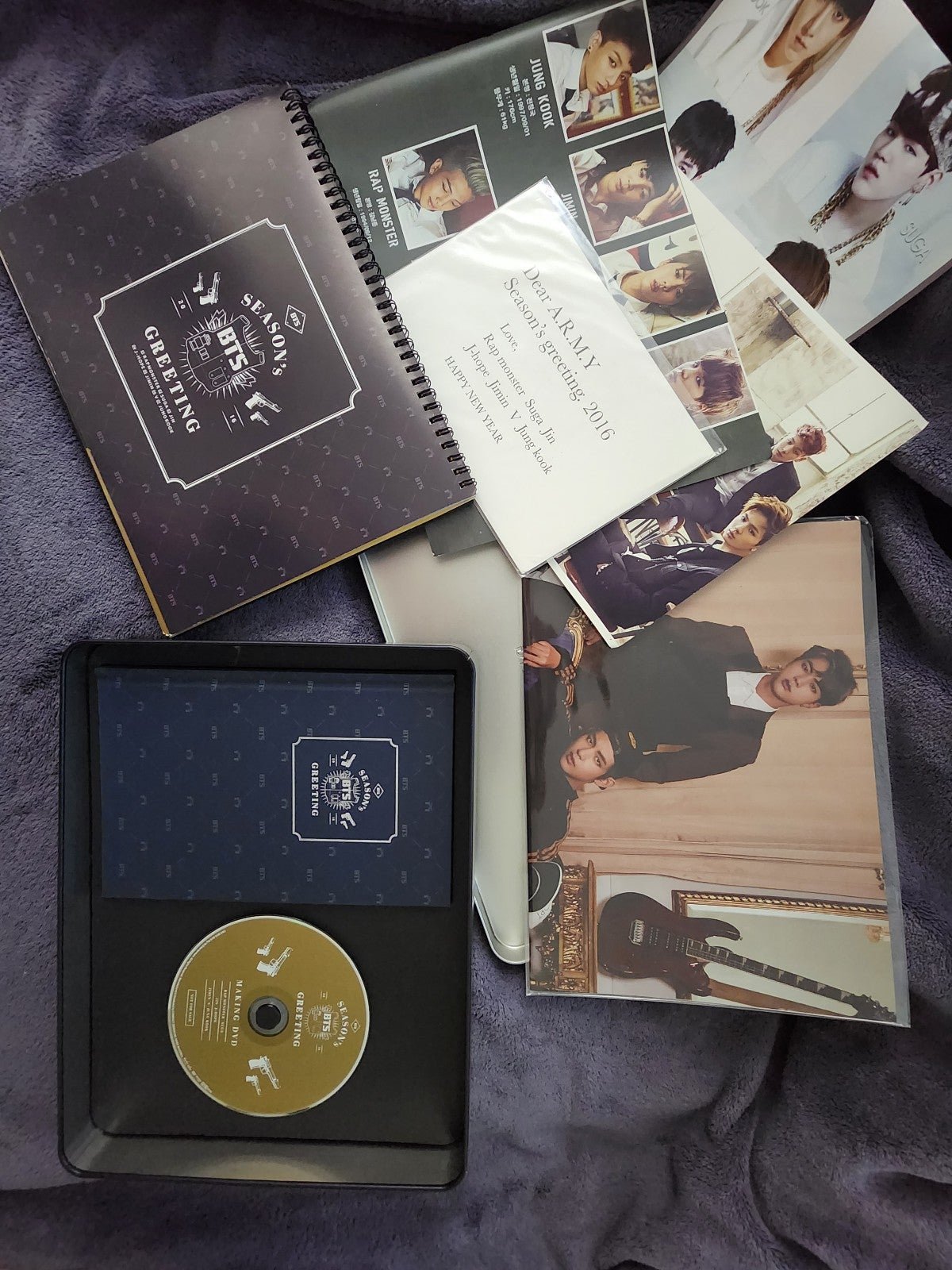 BTS Official 2016 Season's Greetings Full Set + Freebies +