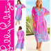 NWT Lilly Pulitzer Cuca Maxi Coverup S/M Pink Isle Slathouse Jungle Engineered