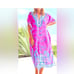 NWT Lilly Pulitzer Cuca Maxi Coverup S/M Pink Isle Slathouse Jungle Engineered