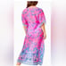 NWT Lilly Pulitzer Cuca Maxi Coverup S/M Pink Isle Slathouse Jungle Engineered