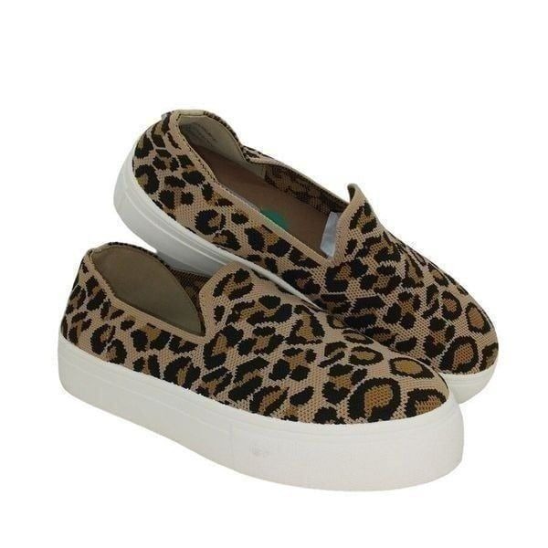 Steve Madden Designer Womens Like New Leopard Sneakers - sz. 8