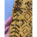 Free People Arizona Nights Embellished Slip Dress Beaded Sz XS Gold Boho Party