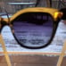 Coach Sunglasses HC 8264 L1083 5002T3 Black Frames Gold Cat Eye Polarized Lenses