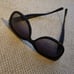 Coach Sunglasses HC 8264 L1083 5002T3 Black Frames Gold Cat Eye Polarized Lenses