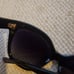 Coach Sunglasses HC 8264 L1083 5002T3 Black Frames Gold Cat Eye Polarized Lenses