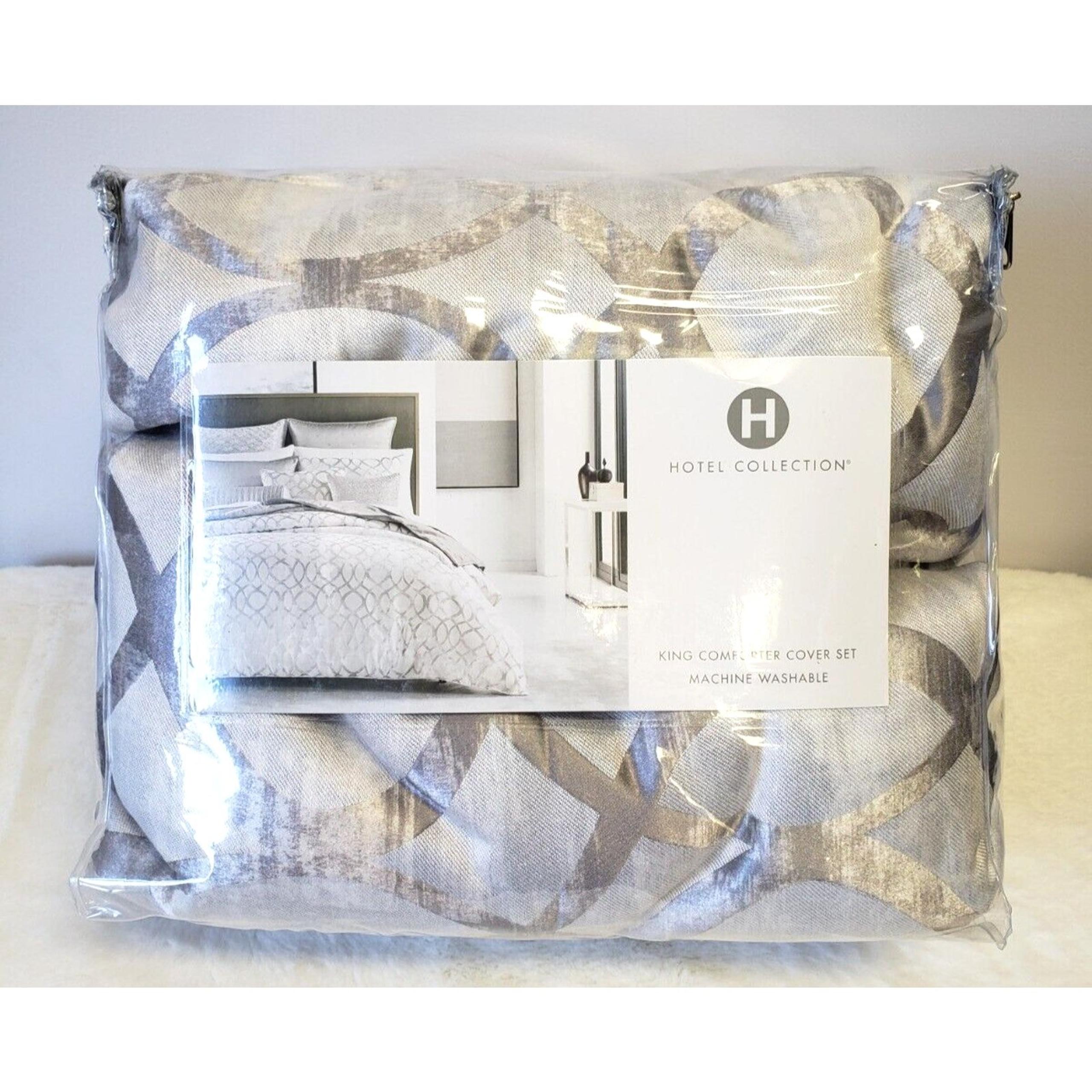 Hotel Collection Helix 3-Pc King Duvet Cover Set MSRP $475