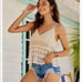 NEW Crochet And Lace Cami Top