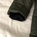 Nautica Dark Green Puffer Coat With Faux Fur Trim Hood