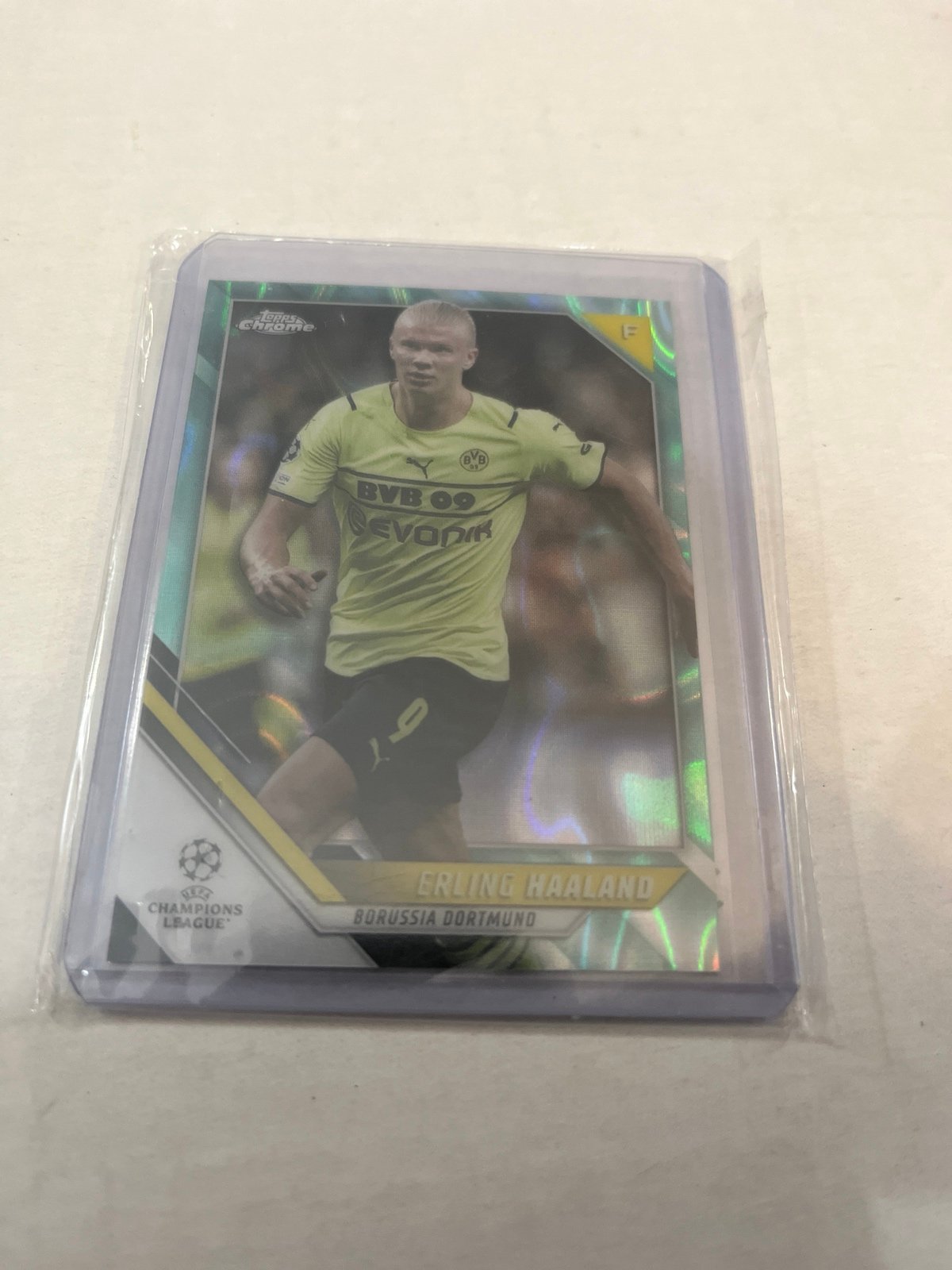 2022 topps chrome erling haaland