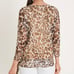 Chico's Ocelot-Print Mesh Top