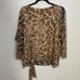 Chico's Ocelot-Print Mesh Top