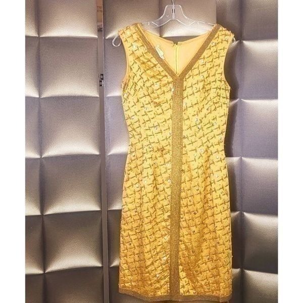 Vintage Cardell beaded dress