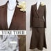 ◾️Same-day shipping available【New】Parishima Yuki Toriy Ceremony Dress Size 11 Brown