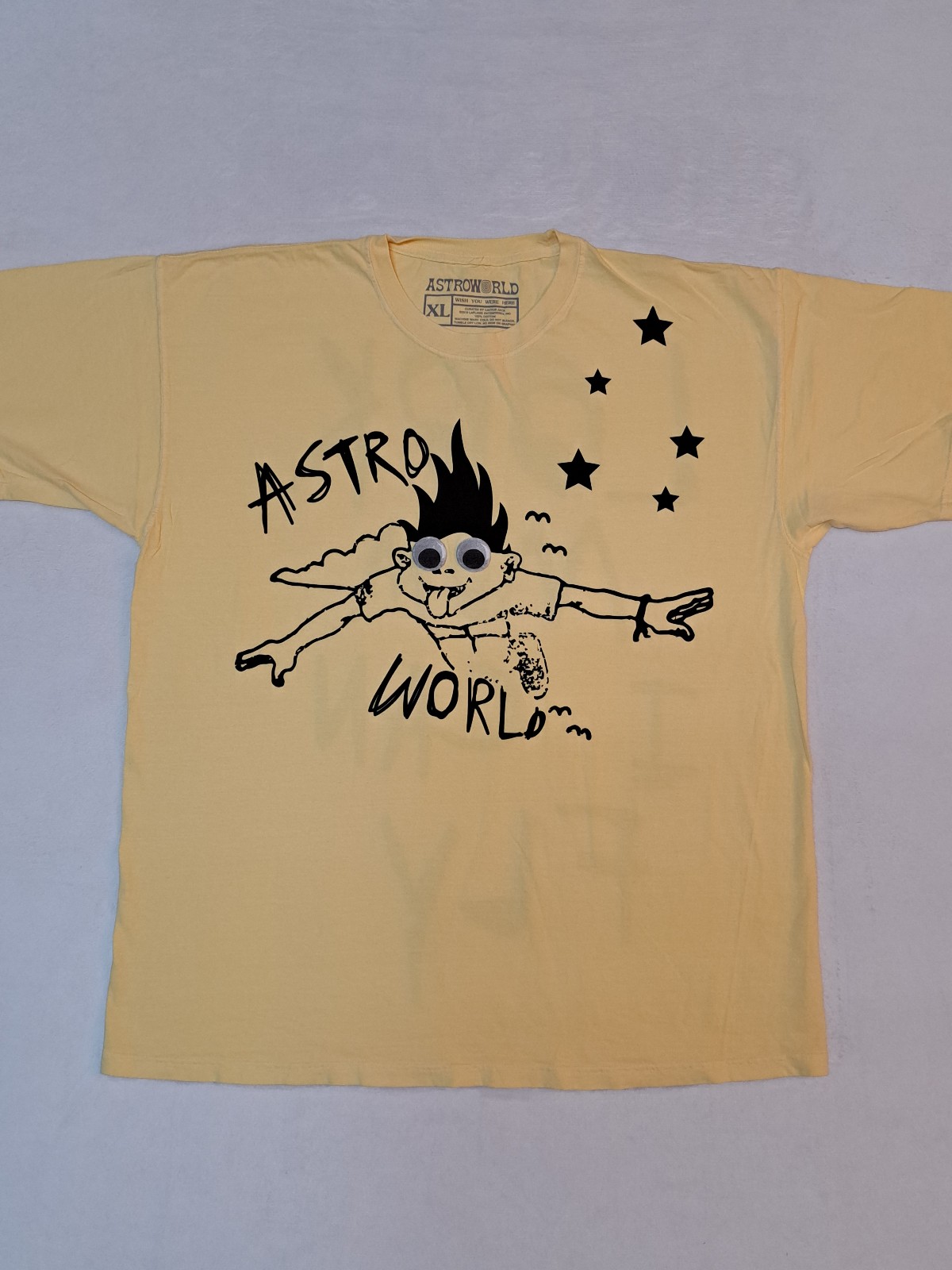 XL Travis Scott Astro World Look Mom I Can Fly T-Shirt