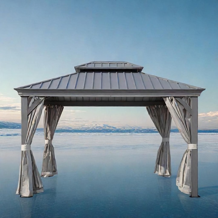 New Grey Patio Gazebo 10x12