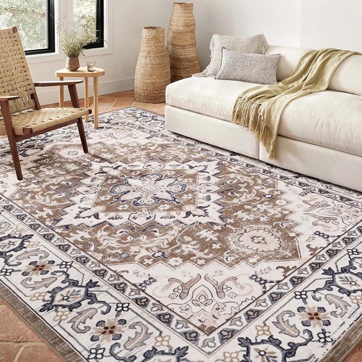 5x7 Area Rugs for Living Room, Washable Area Rug, Rugs for Bedroom