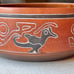 Signed Armando de Mexico Handcrafted Terracotta Bowl With Traditional Bird Motif