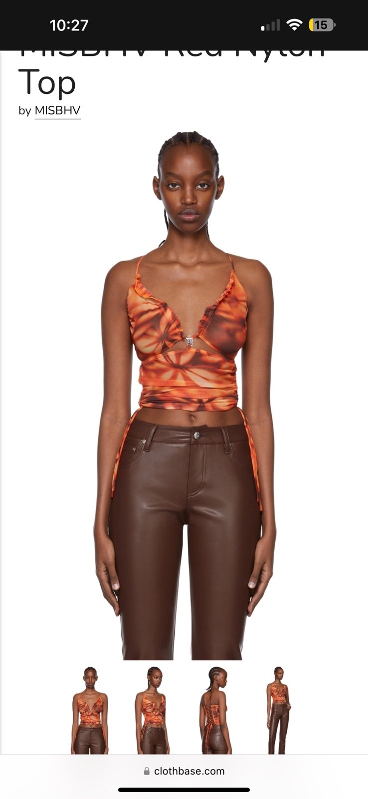 MISBHV corset top new with tags