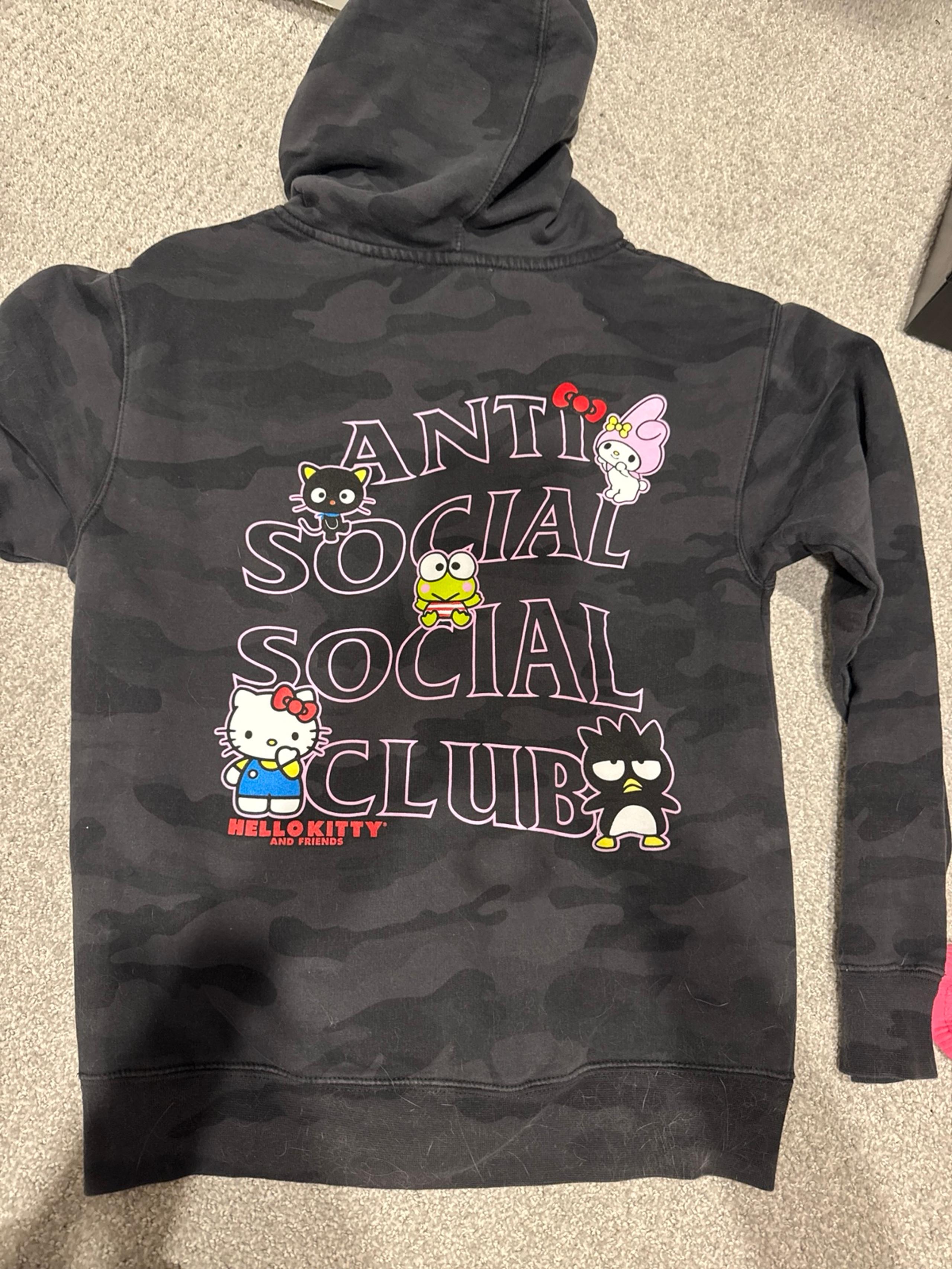 Anti social social club hello kitty Sanrio hoodie