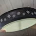 Pyrex Black Snowflake Divided Dish