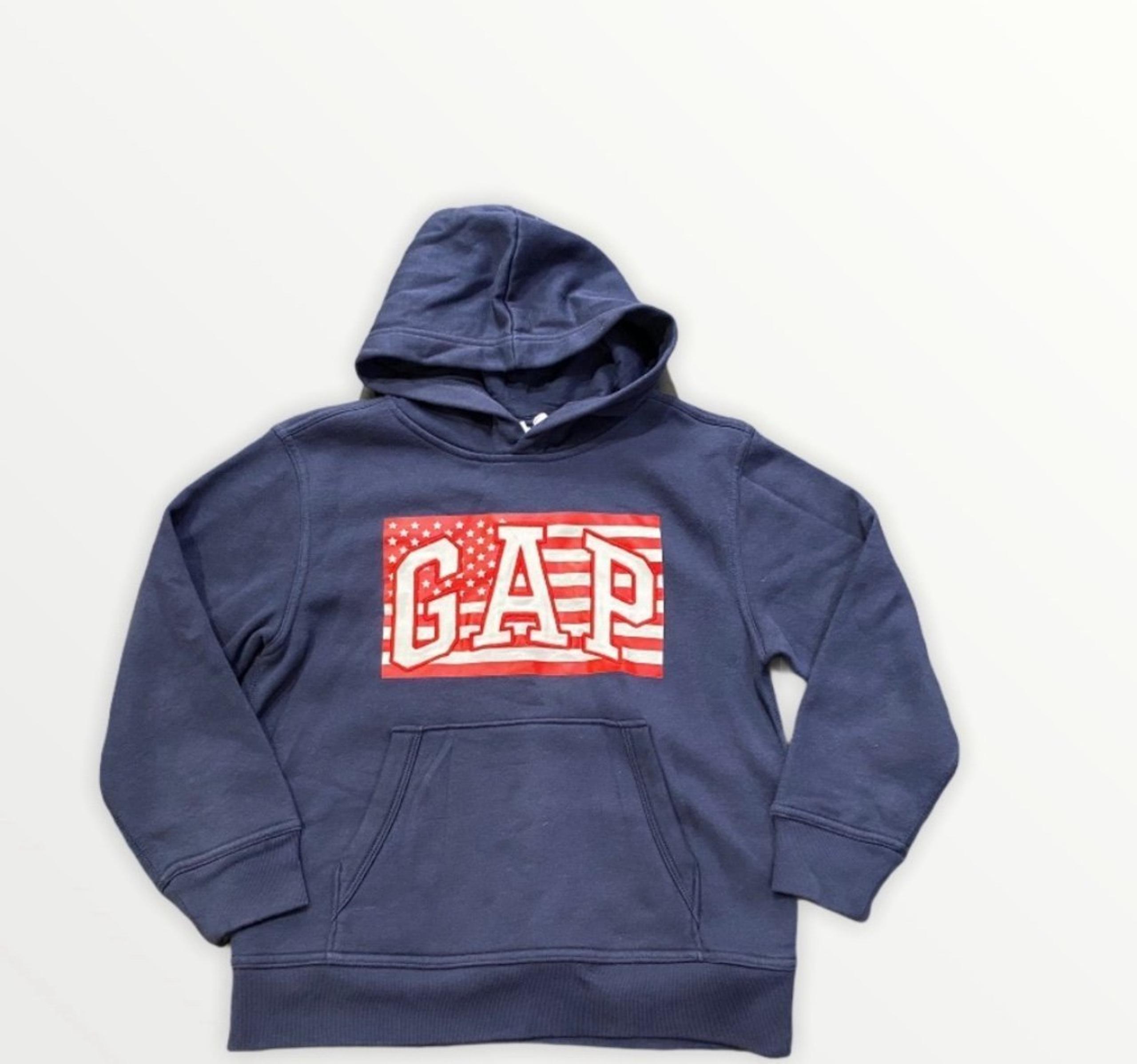 Size M (8) GAP Kids Boys Hoodie  USED in great condition Color: True Indigo