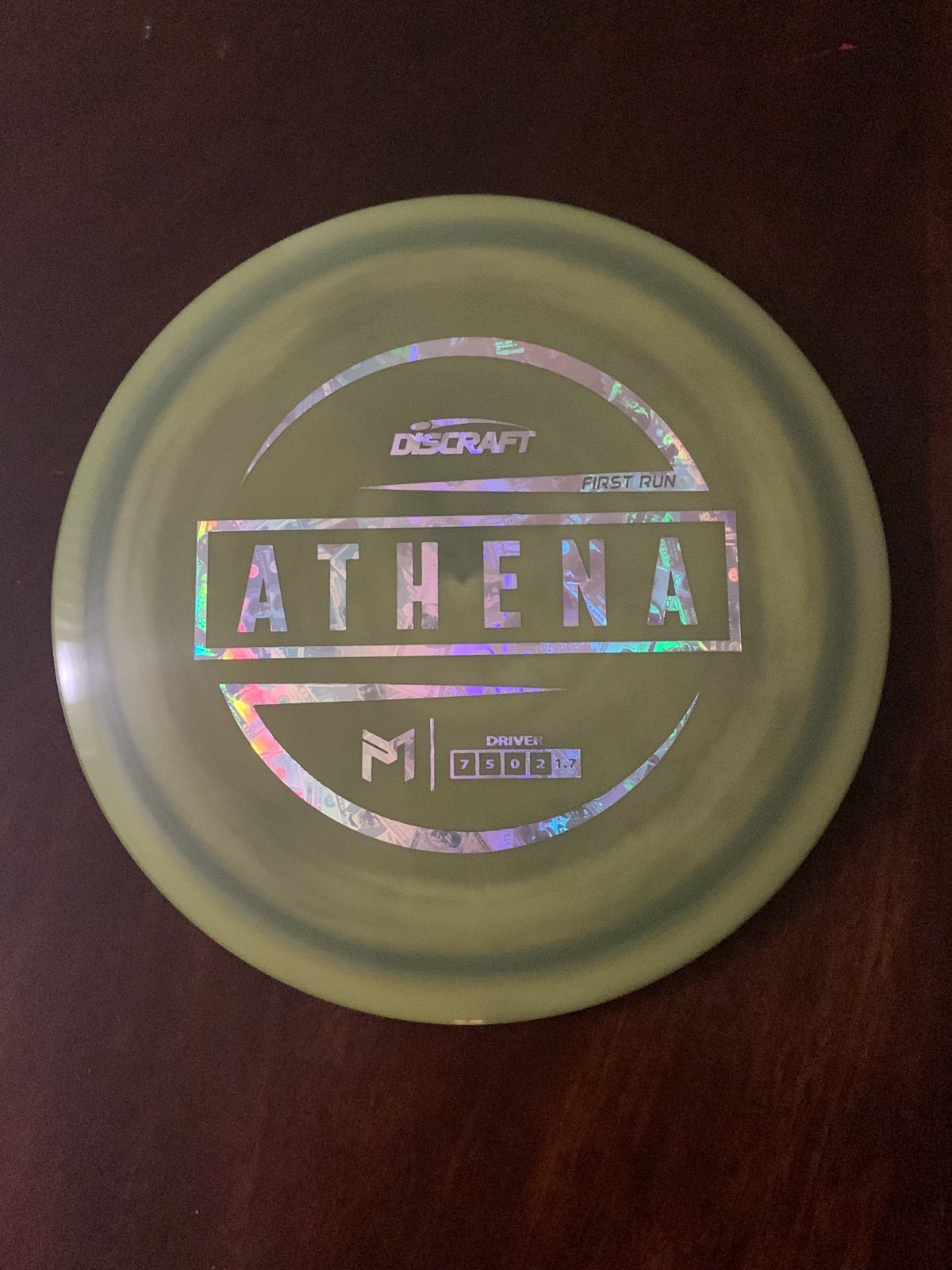 New Discraft Athena first run + prototype Money stamp