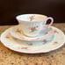 Shelley Bridal Rose 13543 Teacup-saucer-dessert plate England