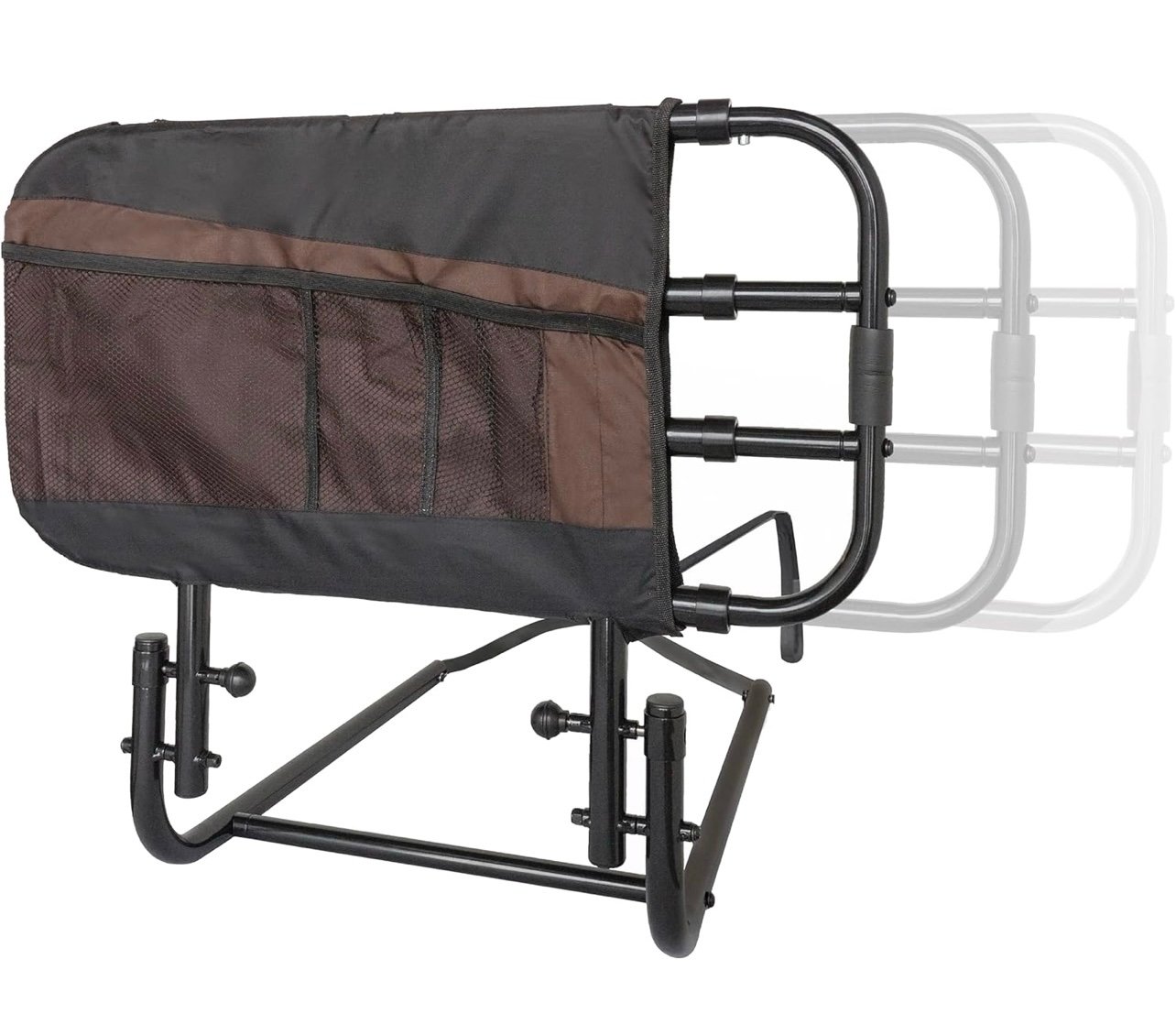 Stander EZ Adjust Bed Rail Adjustable Senior Bed Rail & Bed Assist Grab Bar 0195