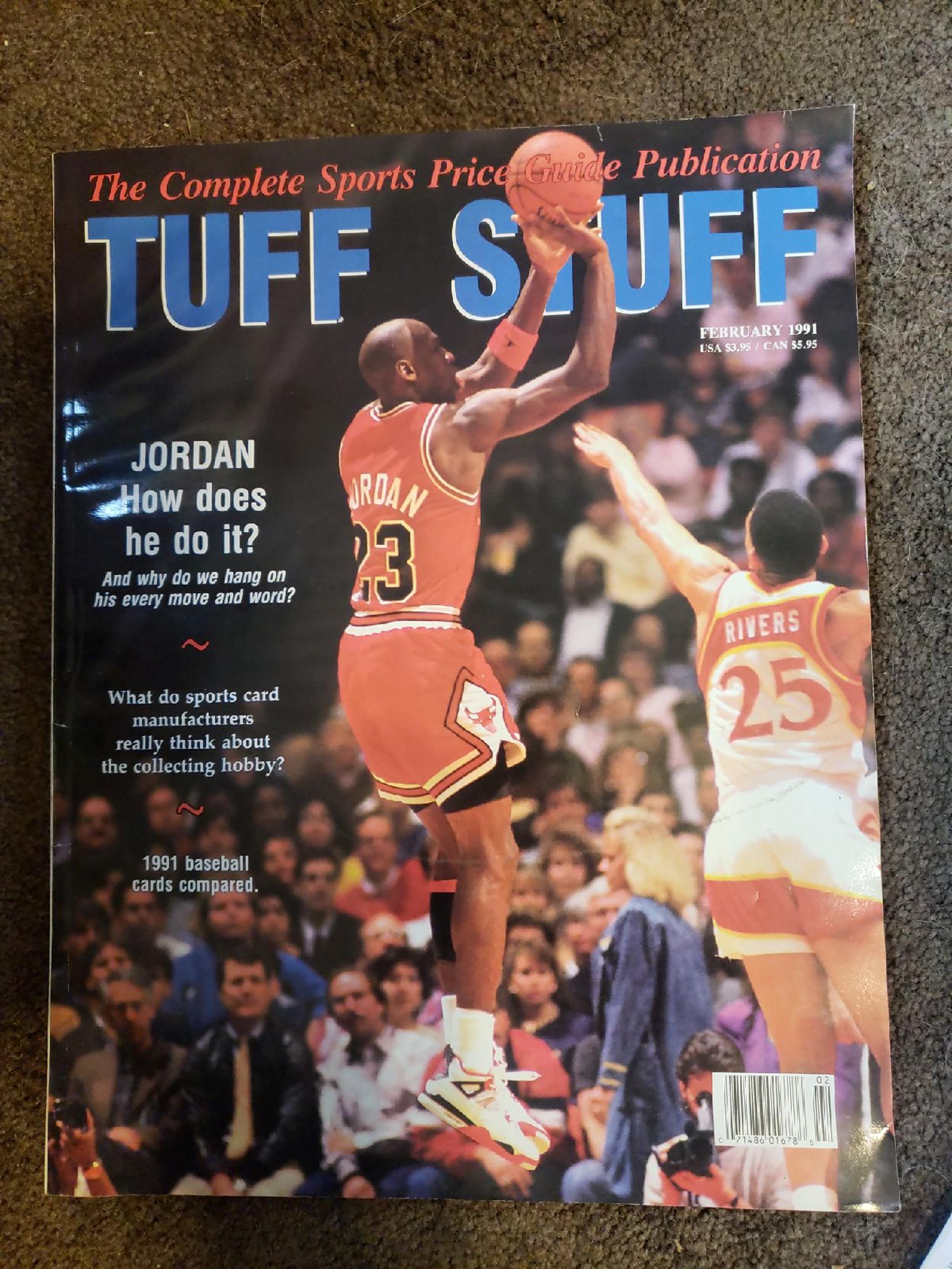 Michael Jordan tuff stuff sports cards