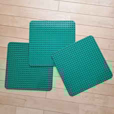 LEGO Green Brick Plate 3-Pack