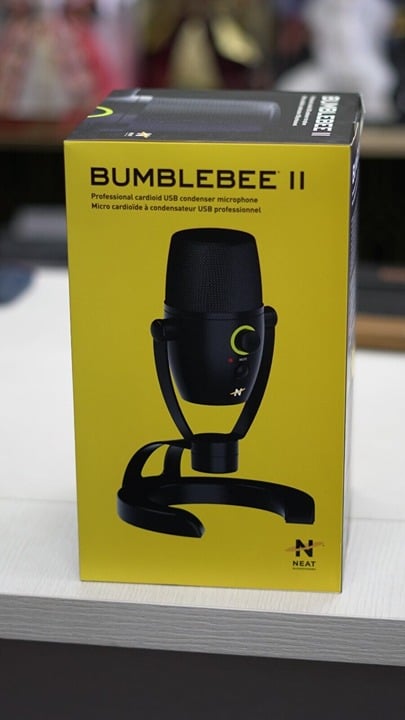 Neat Bumblebee II Condenser Cardioid Microphone - Black