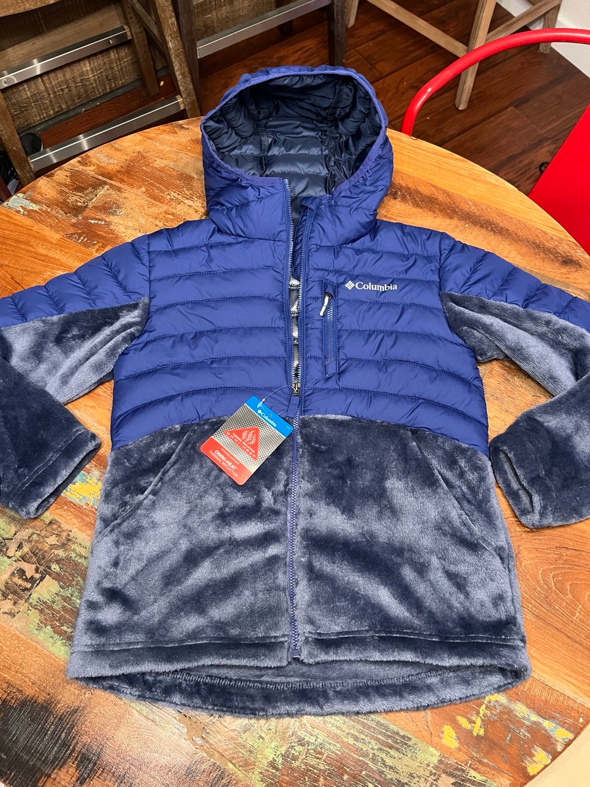 NWT Columbia Powder Lite Novelty Hooded Jacket