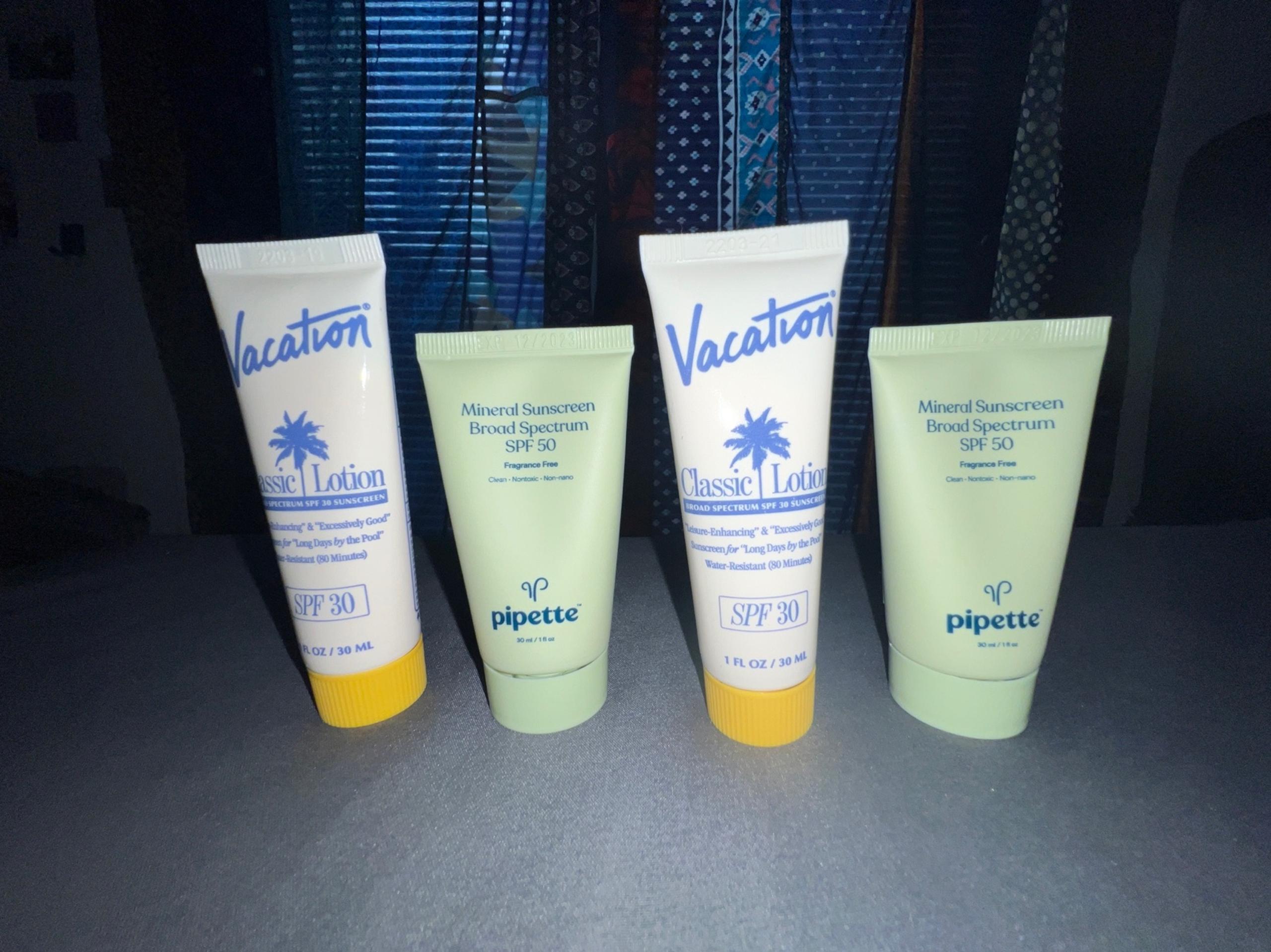 Vacation and Pipette Sunscreen Bundle