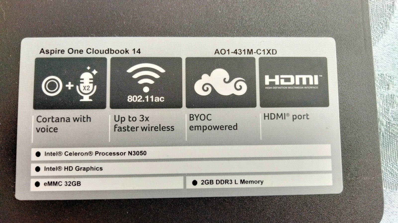 Acer Aspire One Cloudbook
