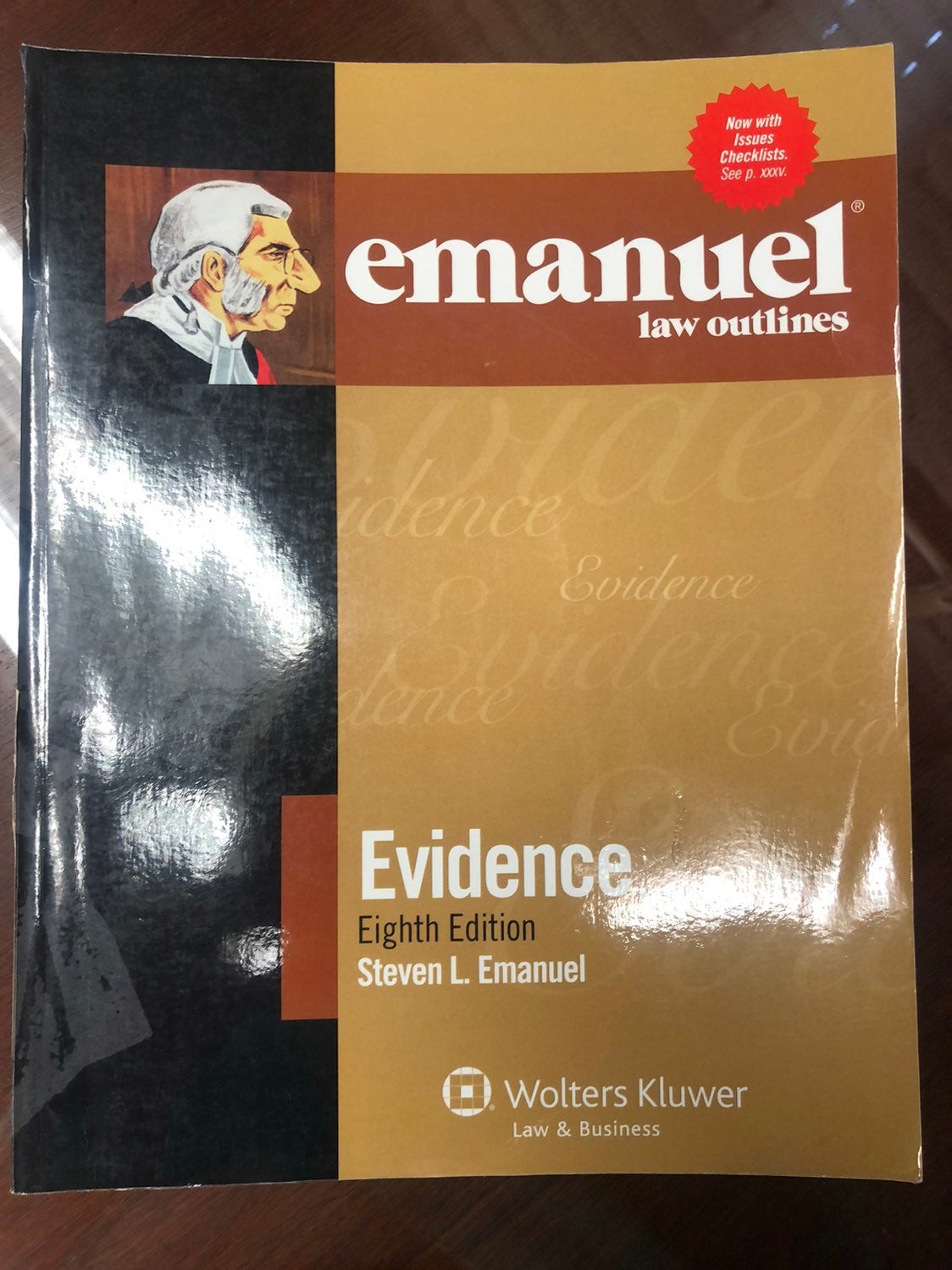 Emanuel Evidence Book, 8th ed.