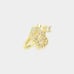 Gold Crown Nose Ring Clip Cuff Jewelry Cute Rhinestone Crystal