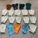 Gloves, industrial, lot of 19 pairs, all new. Industrial 100% cotton work glove