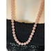 10mm Round Pink Quartz Beaded Necklace 31” Long